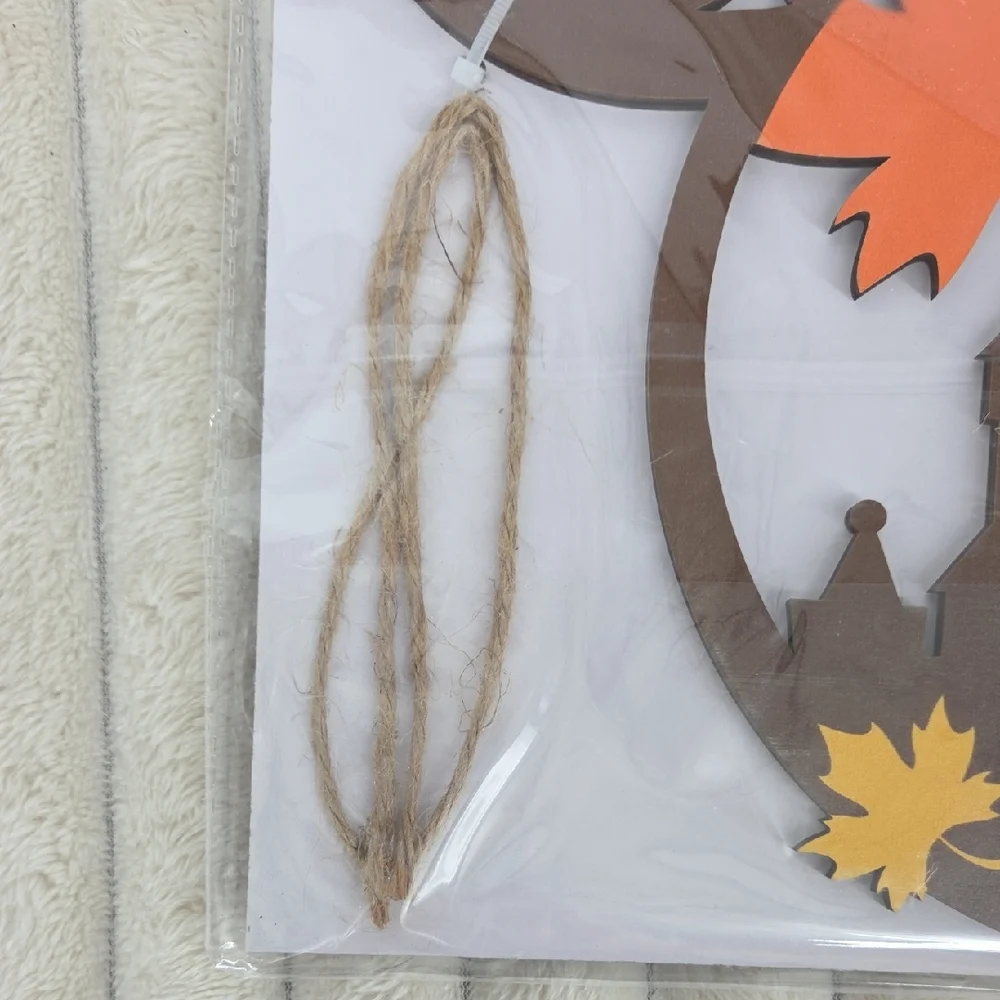 Disney Brown, Orange & Yellow Mickey Autumn Castle Wall Hanging